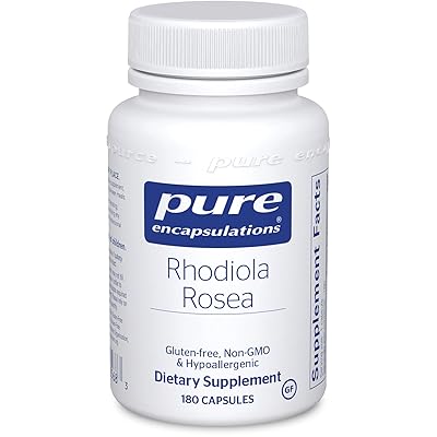 Pure Encapsulations - Rhodiola Rosea - Hypoallergenic Supplement to Moderate Occasional Physical Stress and Discomfort - 180 Capsules