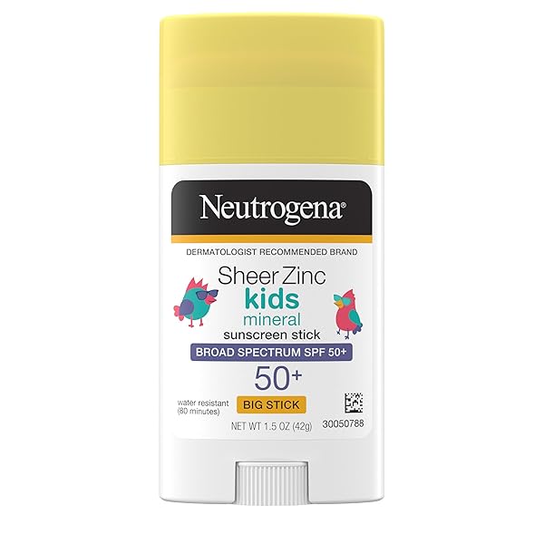 NEUTROGENA SHEER ZINC OXIDE KIDS MINERAL SUNSCREEN STICK,...