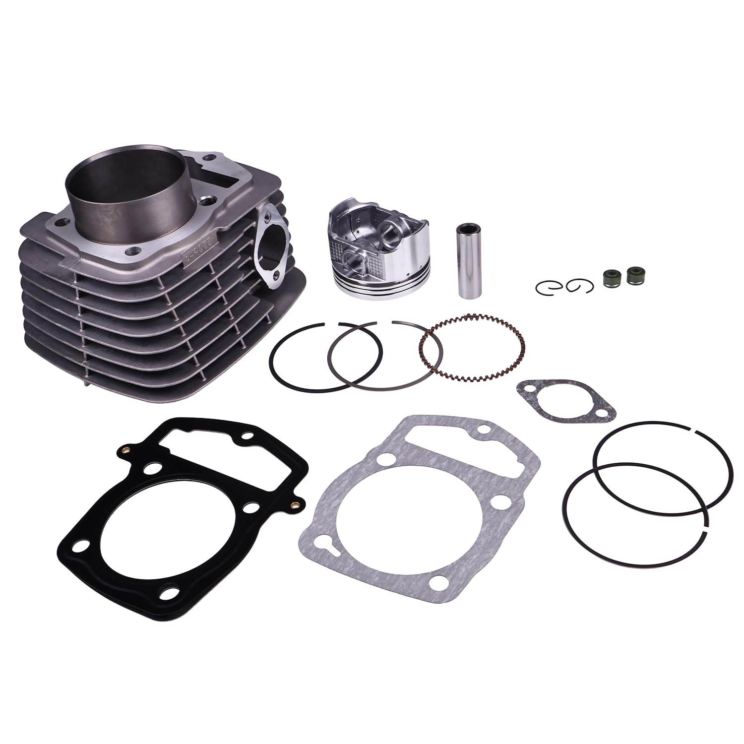 Photo 1 of WQSING Cylinder Piston Ring Gasket Kit Bore 65.5mm 12100-KFB-000 Compatible with Honda 2003-2019 CRF230F 2008-2009 CRF230L 2009 CRF230M 12100KFB000