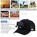 Smatree Baseball Hat Mount Mesh Cap Compatible for Gopro Hero 13/12/11/10/9/8/7/6/5/5 Session/4/3+/3/2/1/DJI OSMO Action 5 Pro/4/3, Wool Material Baseball Hat Mount Mesh Cap, Black