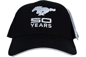 BUY COOL SHIRTS Ford Mustang Hat 50th Anniversary Embroidered Cap