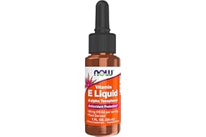 NOW Foods Supplements, Natural Vitamin E Liquid (D-Alpha Tocopherol), Antioxidant Protection*, 1-Ounce