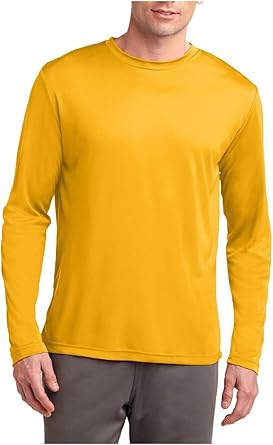 yellow long sleeve base layer