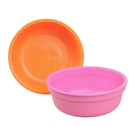 Re-Play Hecho en los EEUU Niño 2pk cuencos para su comida para una ...