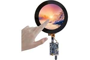 FanyiTek 4" 4 inch 720x720 300nit IPS MIPI LCD Round Touch Screen and Controller Board 31 pins