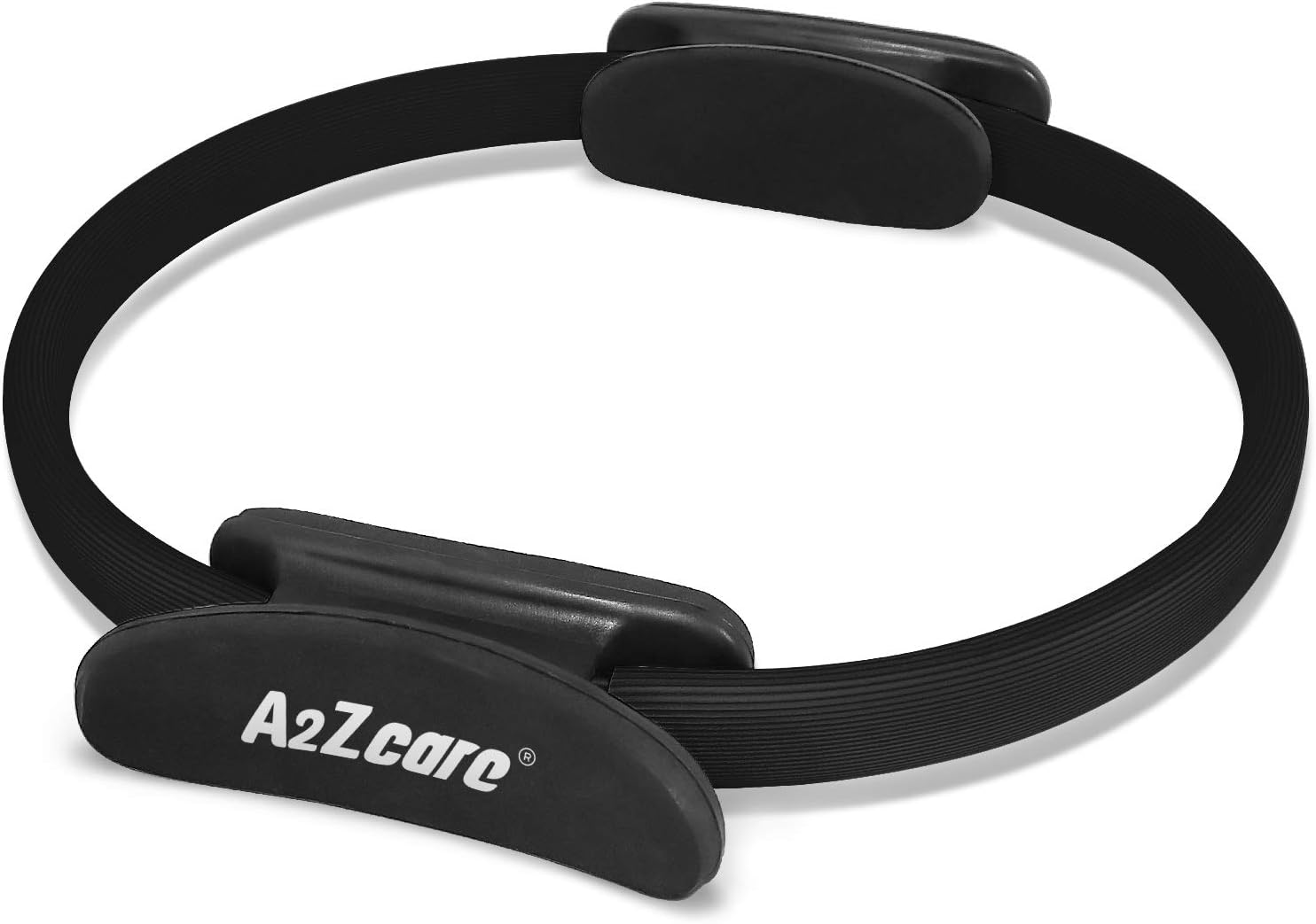 A2ZCARE Pilates Ring Magic Circle, Gym, Aerobics, Pilates, Yoga for Toning and Strengthening Thighs, Abs and Legs (12-inch Dia.) for More Power Resistance (Black - 12") : Sports & Outdoors