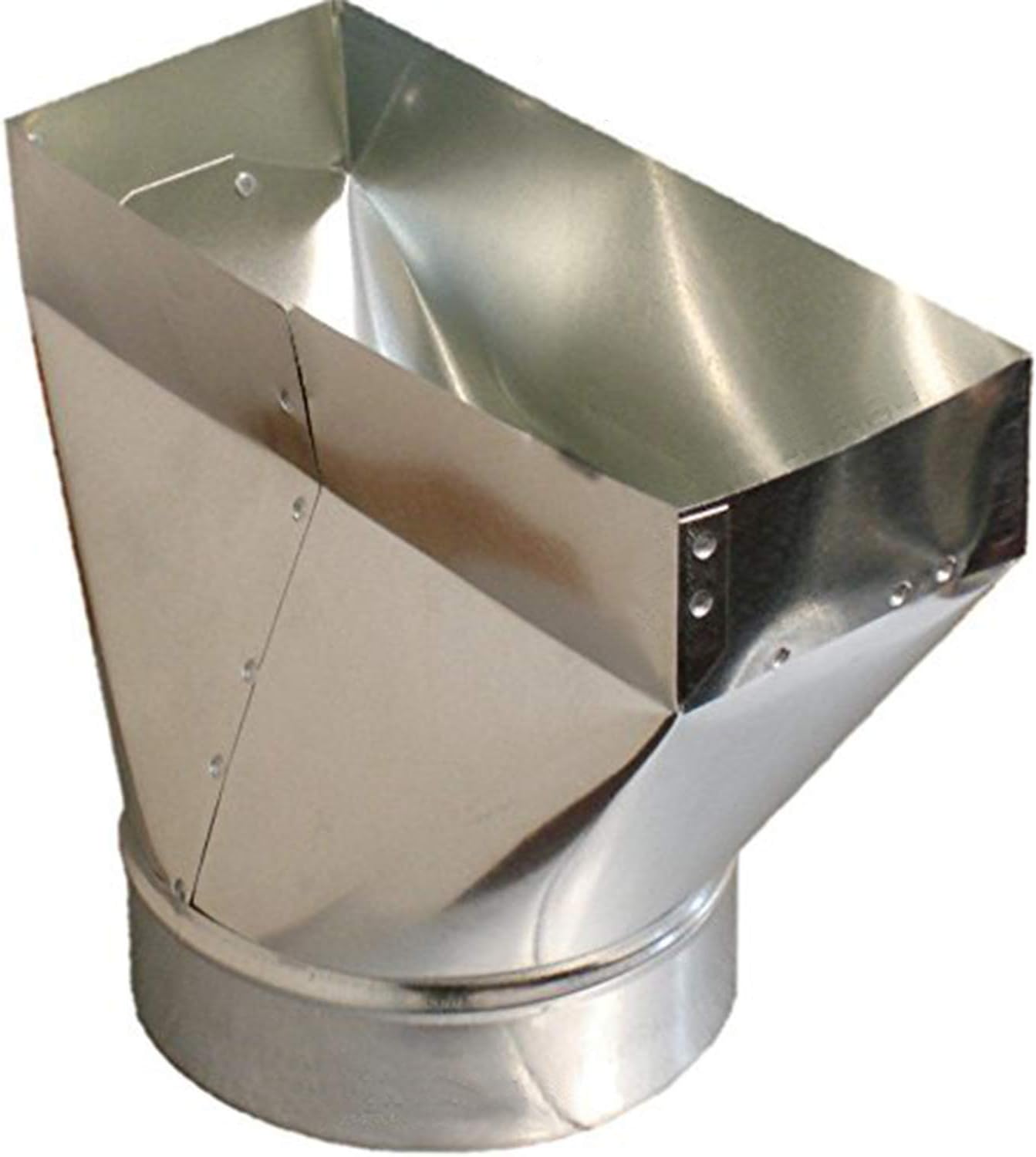 PH1 14 x 8 x 8 Register Boot Ductwork RoundConnects to Vent Register