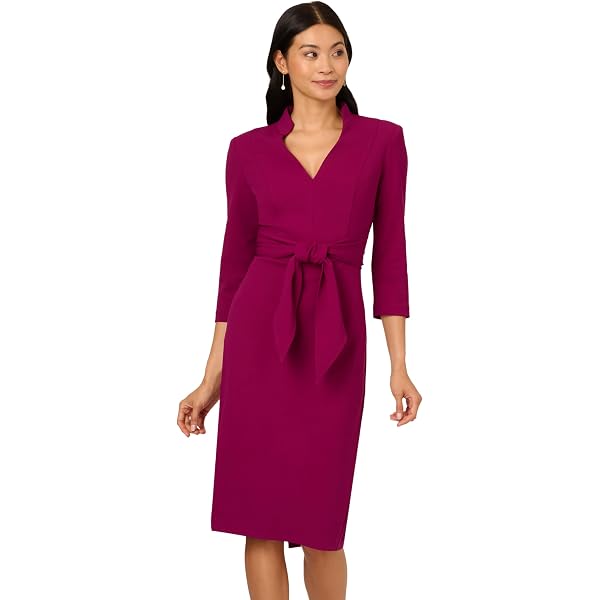 rosemere knit mini dress Cara Crochet Knit Mini Dress in navy
