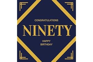 Happy 90th Birthday Guest Book (Hardcover): Happy 90th Birthday Guest book, party and birthday celebrations decor, memory boo