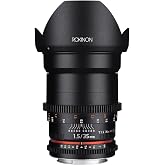 Rokinon 35mm T1.5 Cine DS Lens for Canon EF | Cinema lens provides smooth manual focus and consistent optical performance for professional video production.