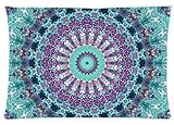 andersonfgytyh Universe Symbol in Hinduism and Buddhism Mandala 04 Pattern Pillowcase High quality cotton Nice Printingb 20x30 inches soft Pillow Case