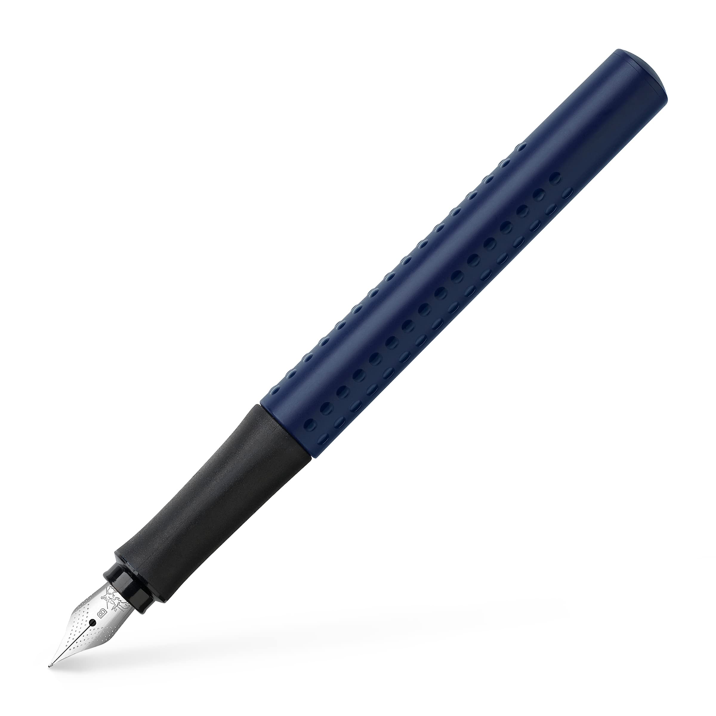 Faber-Castell Grip 2011 Fountain Pen - Broad Nib, Classic Blue, 140805