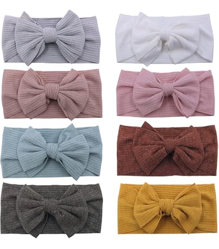 thumbnail image 2 of Nude Color Headbands 10Pcs Soft Nude Nylon Headbands - Hair Bow Making Elastics For Baby Girls & Women Nylon Hair Bands Soft Nude Color 2 of 14