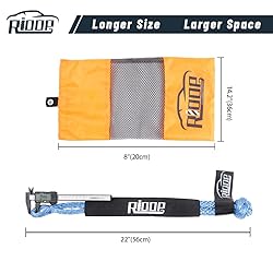 RIOOP 2 Pcs Soft Shackle 7/16 Inch X 22 Inch
