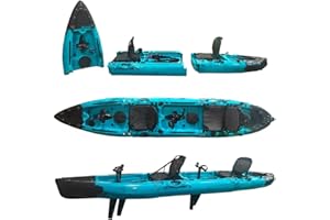 Zest Kayaks - Modular - Sit-on-top - Pedal - 9 ft/14ft - Fishing Kayak