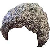 Biplut Winter Kids Wig Cap Little Granny Curly Hair Hat, Newborn Photo Props Accessories