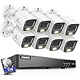 ANNKE 4K Security Camera System, 8CH 8MP AI DVR with Human & Vehicle Detection, 2TB HDD and 8 x 4K IP67 Bullet Home & Surveillance Cameras, Work with Alexa, Easy Remote View, Smart Color Night Vision