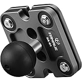 FANAUE SA-01 Mobile Phone Clip Shock Absorber with Detachable 1" Ball Head,Compatible FANAUE CPC-07 CPC-08,for B Size RAM Mou