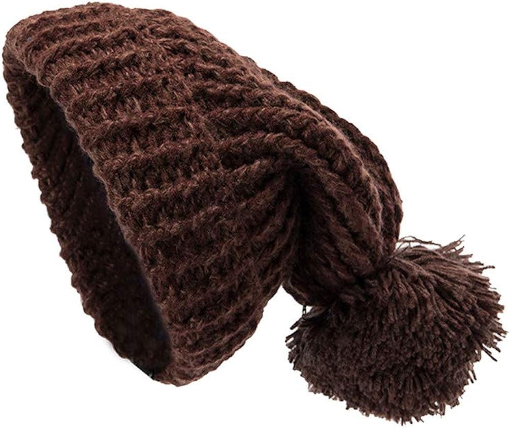 mens chunky knit bobble hat