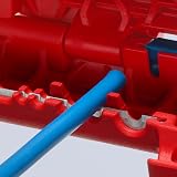 KNIPEX Ergostrip Universal Stripping Tool 135mm Wire Stripper for Round Coax view 5