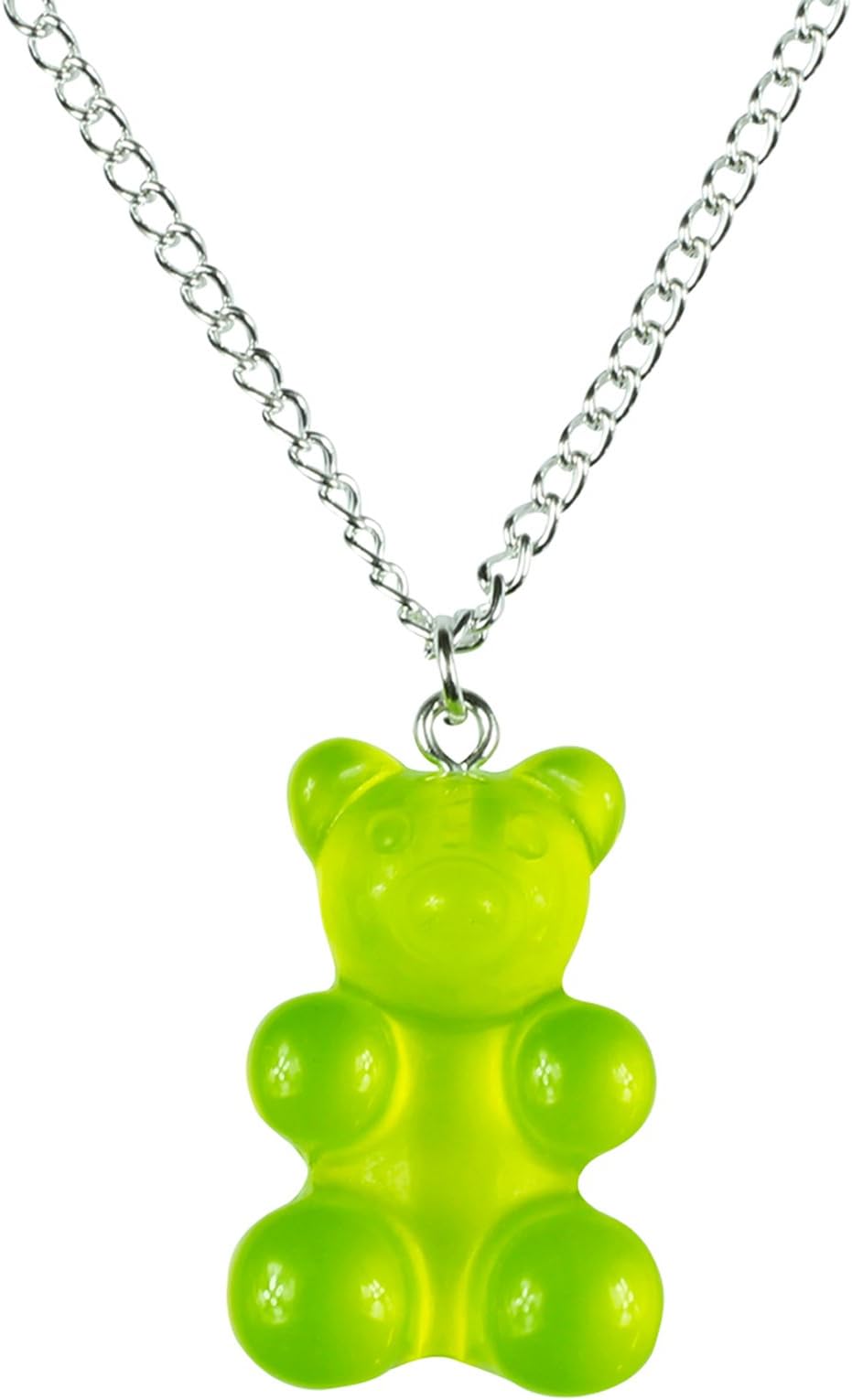 The Funky Barcode Penny Sweets Large Gummy Bear Lemon & Lime Necklace Gift Box Available