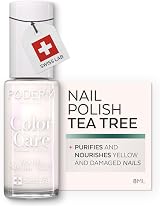 PODERM Nail Polish Tea Tree Pearl White 8ML Podiatrist Formula