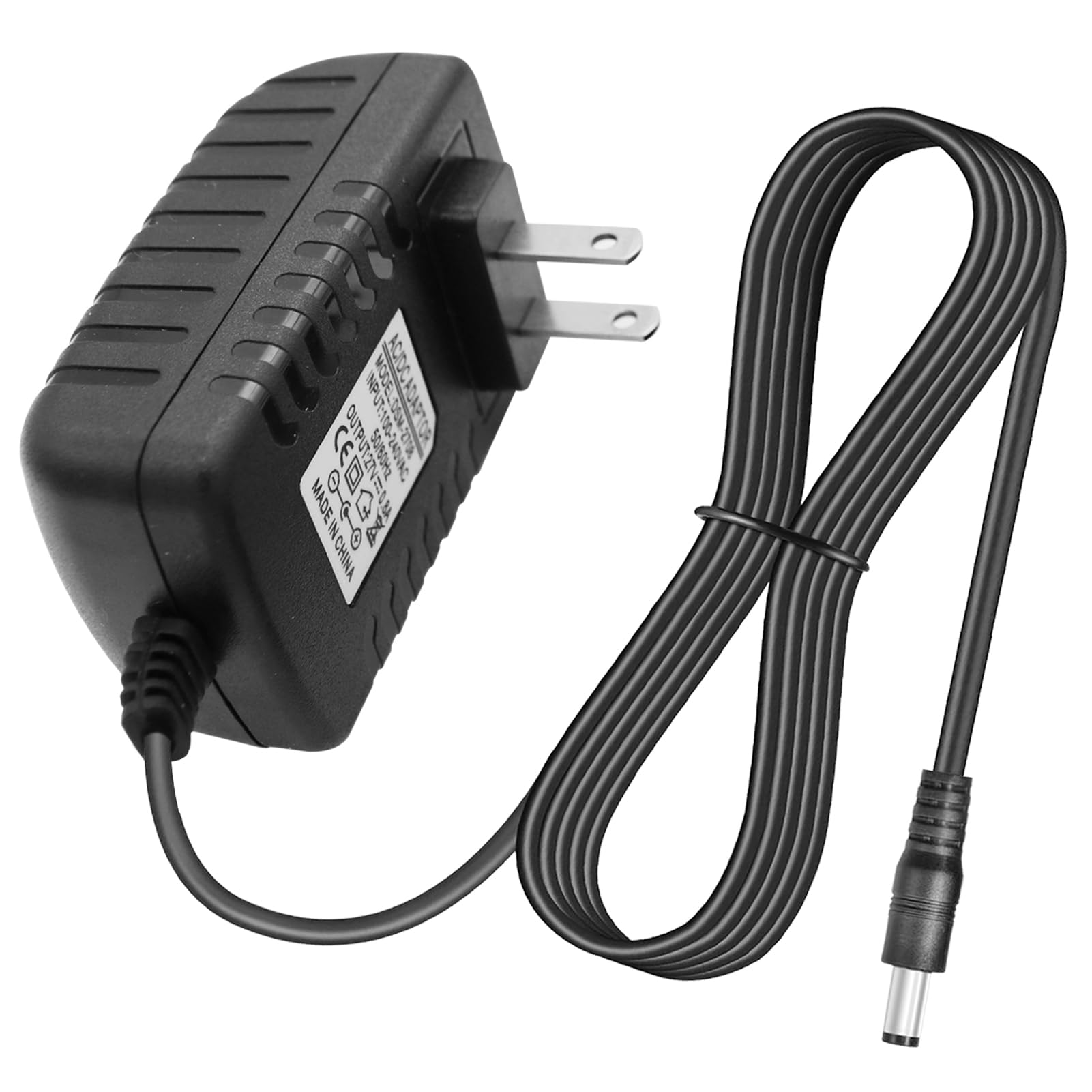 Photo 1 of 27V Charger Replacement for Sharper Image 1011666 1012667 1013002 1013985 2313786 2316222 2437599 Powerboost Percussion Deep Tissue Cordless Massage Gun DC Charging Cord Power Adapter