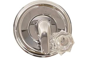 DANCO 10003 Single Function Tub Trim Kit, Fits 1300/1400 MultiChoice 13/14 600 Series Delta Shower Valve, Pack of 1, Chrome