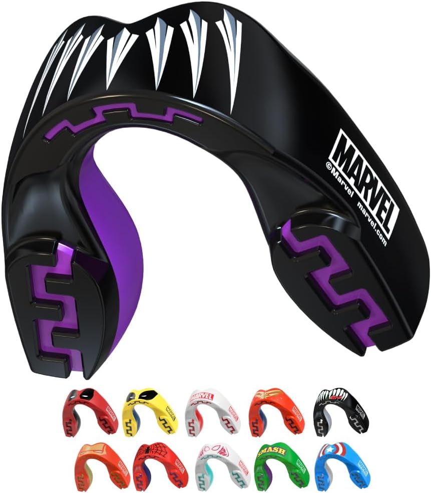 Marvel Black Panther Dual Layer Sports Mouthguard with Case Adults