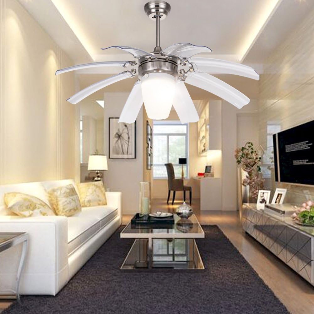 Luxurefan Simple Modern Ceiling Fan Light For Contemporary Living