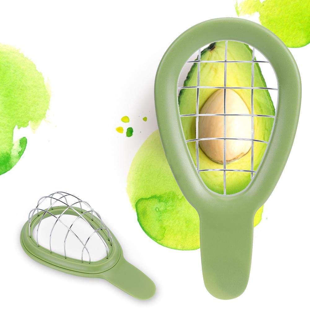 Stainless Steel Avocado Cuber and Dicer Tool Avocado Chunks Slicer for Avocados One Size Dicing Fruit Salad Kitchen Gadget Tool