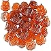 BESTTOYHOME 30pcs Mini Acrylic Owl Table Scatters Vase Filler Fall Decoration