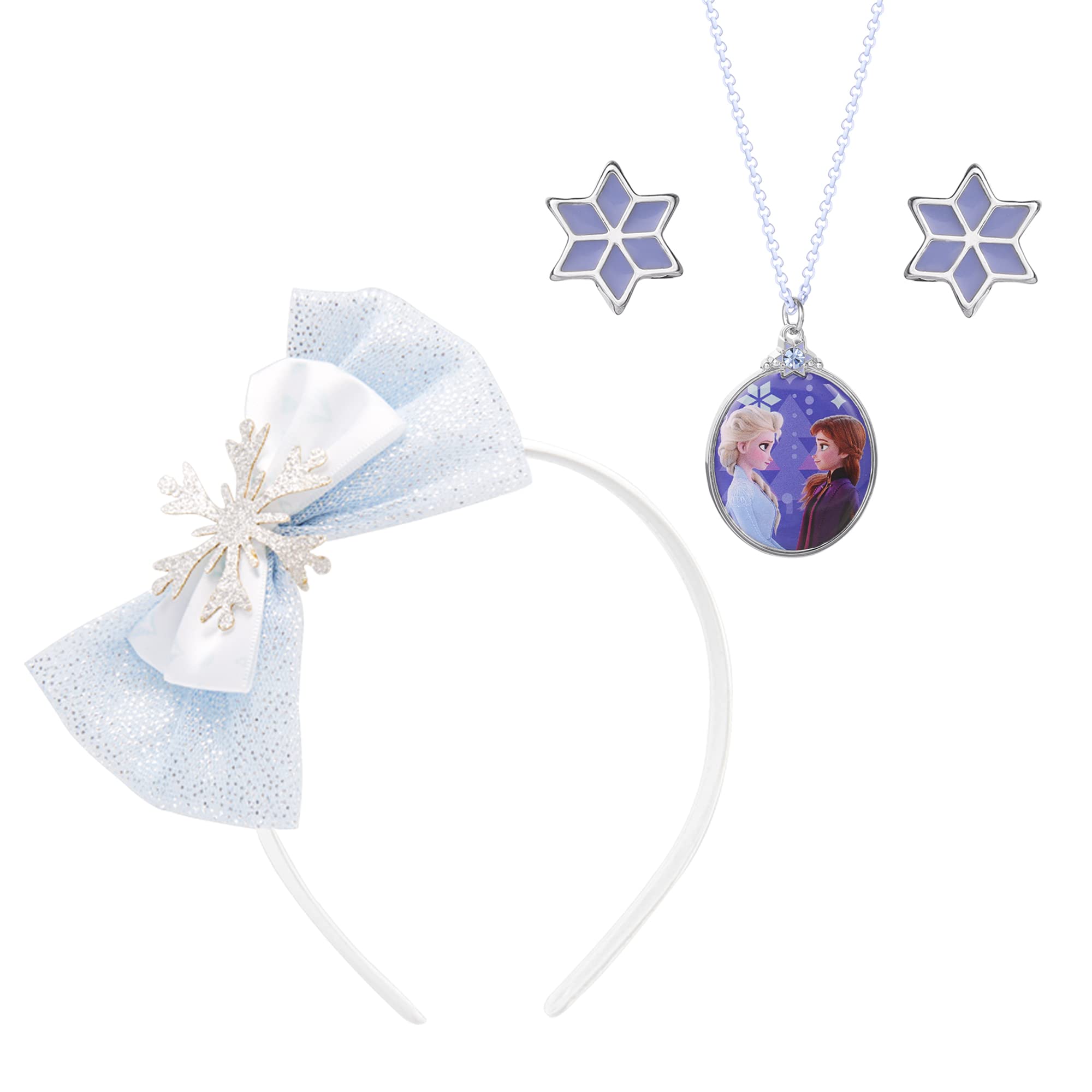 Peers Hardy Disney Frozen White and Silver Headband and Jewellery Gift set VS700546L