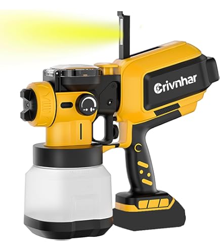 SnapFresh 20V Cordless Electric Paint Sprayer- Powerful Battery Powered
