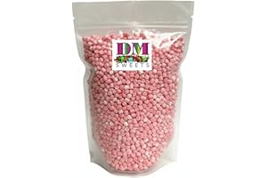 DM SWEETS Dehydrated Pink Peppermint Marshmallow Bits - 1 lb of Fresh Mini Dehydrated Marshmallows
