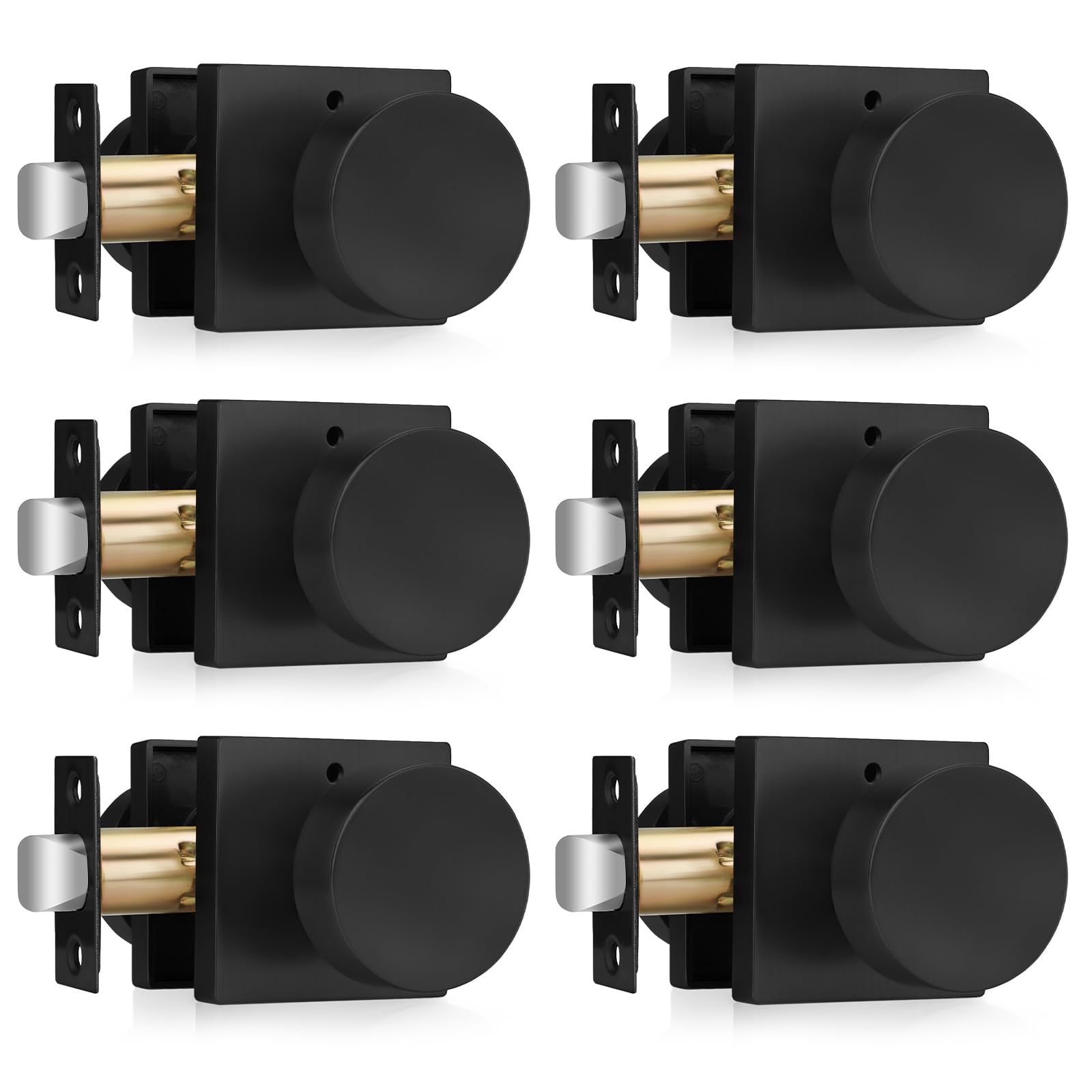 Haidms Matte Black Door Knobs With Deadbolt, Heavy Duty Front Door - View #12