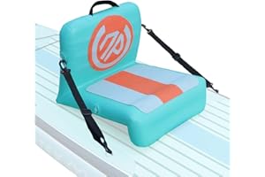 niphean Inflatable Kayak Seat with Back Support, Sturdy Paddle Board Seat for Inflatable Boards, Canoe Seat, Boat Seat, SUP Seat, Supportive Kayak Seats with Back Support for Versatile Use