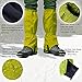 MOON LENCE Waterproof Compact Climbing Leg Gaiters, Breathable Outdoor Hiking Leggings Nylon Cloth Dust-Proof Gaiters Snowshoeing for Walking Climbing Hunting Backpacking