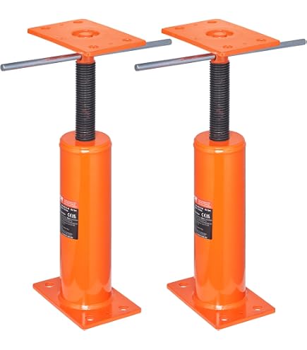 Adjustable House Floor Jacks - 4 Pack, 5-8 Inch Height, 11K Lbs Capacity Each For Joist Leveling & Support - View #2