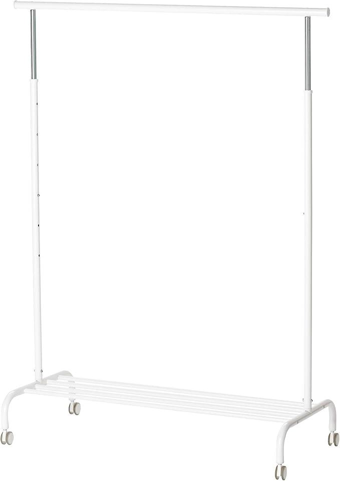 Ikea Rigga Clothes Rack (White) Amazon.in Home Improvement