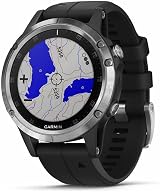 Garmin Fenix 5 Plus Smartwatch Music Maps Pay Black Multisport GPS 010-01988-11 view 2
