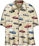 Corvette C6 Cars Hawaiian Camp Shirt by David Carey