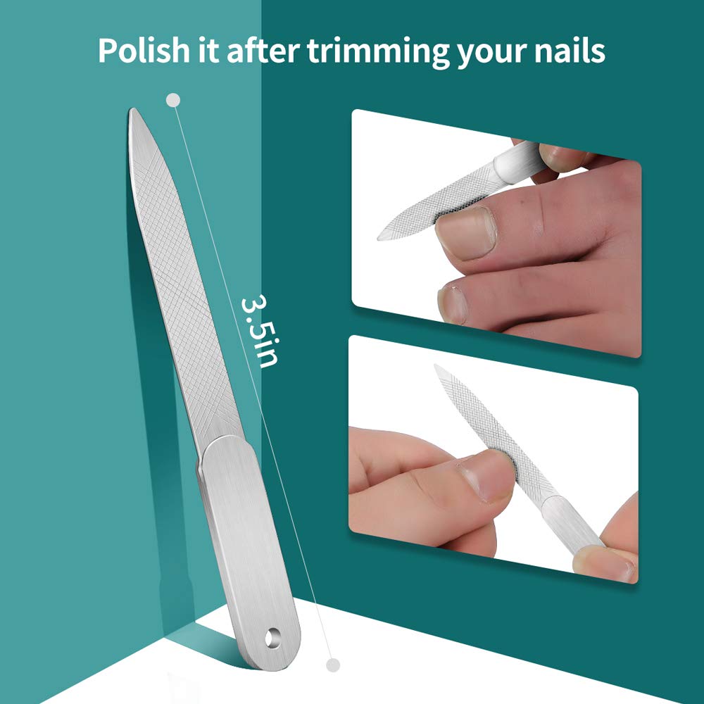 Toe Nail Clippers for Thick Ingrown Toenails, Heavy Duty Podiatrist Toenail Clipper with Easy Grip Handle, Stainless Steel Nails Scissors for Seniors, Men, Adults (Included One Nail File): Beauty