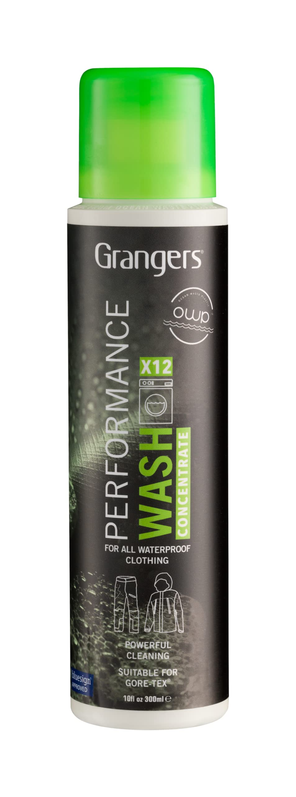 Granger's Performance Wash | 300ml | Cleans, Refreshes and Restores the Appearance of All Outdoor Clothing| Maximises Breathability | Bluesign approved | PFC-free | 100% recycled