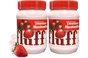MARSHMALLOW FLUFF Fluff Marshmallow Spread, Delicious Strawberry Flavor, 7.5oz (Pack of 2)