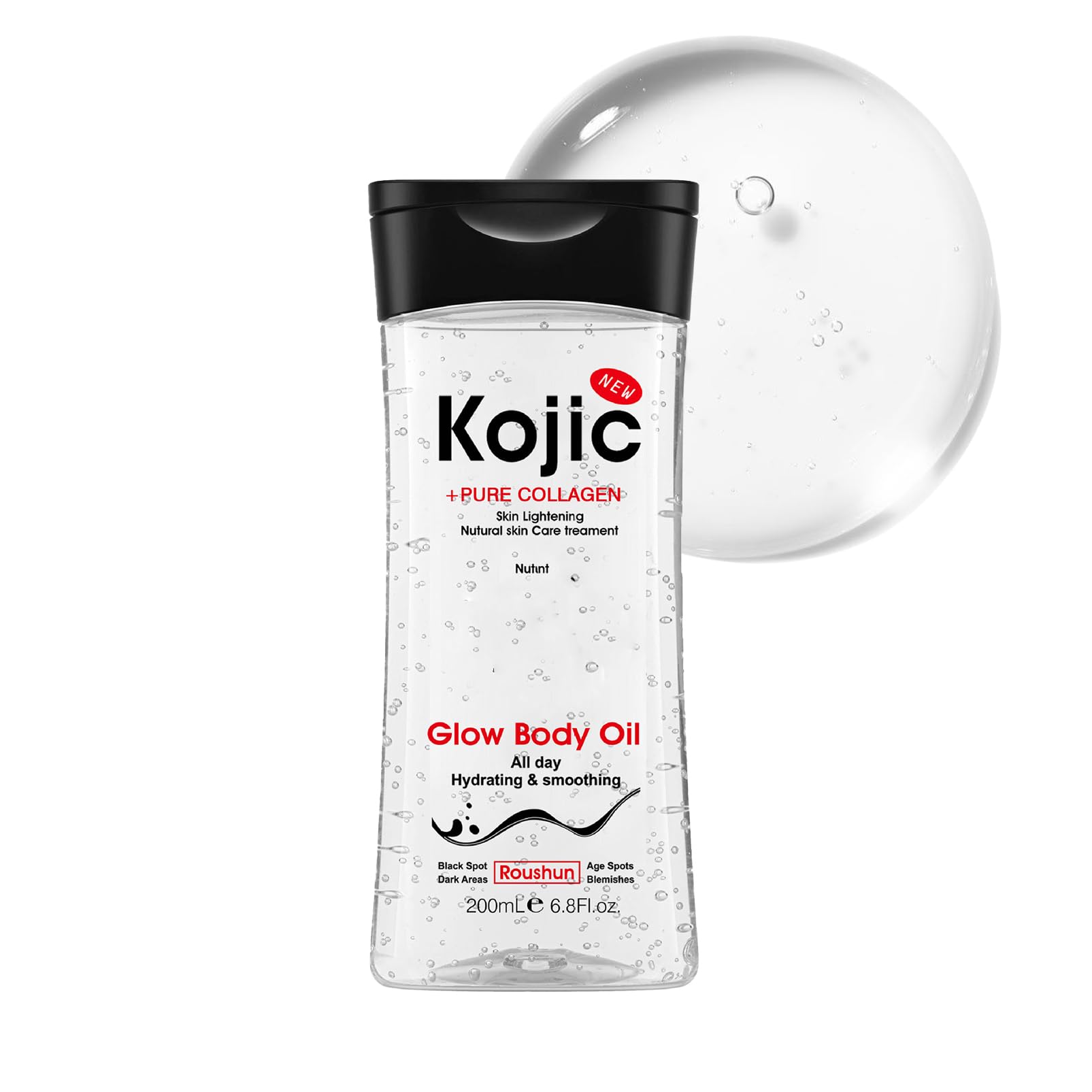 Koji Acid Essential Oils for Skin - Natural Body Oil for Women - Hydrating & Smoothing Body Oil - Massage Body Oil for Dry Skin - Face & Body Skin Care - Easy Absorb & Deeply Hydrating Face Oil