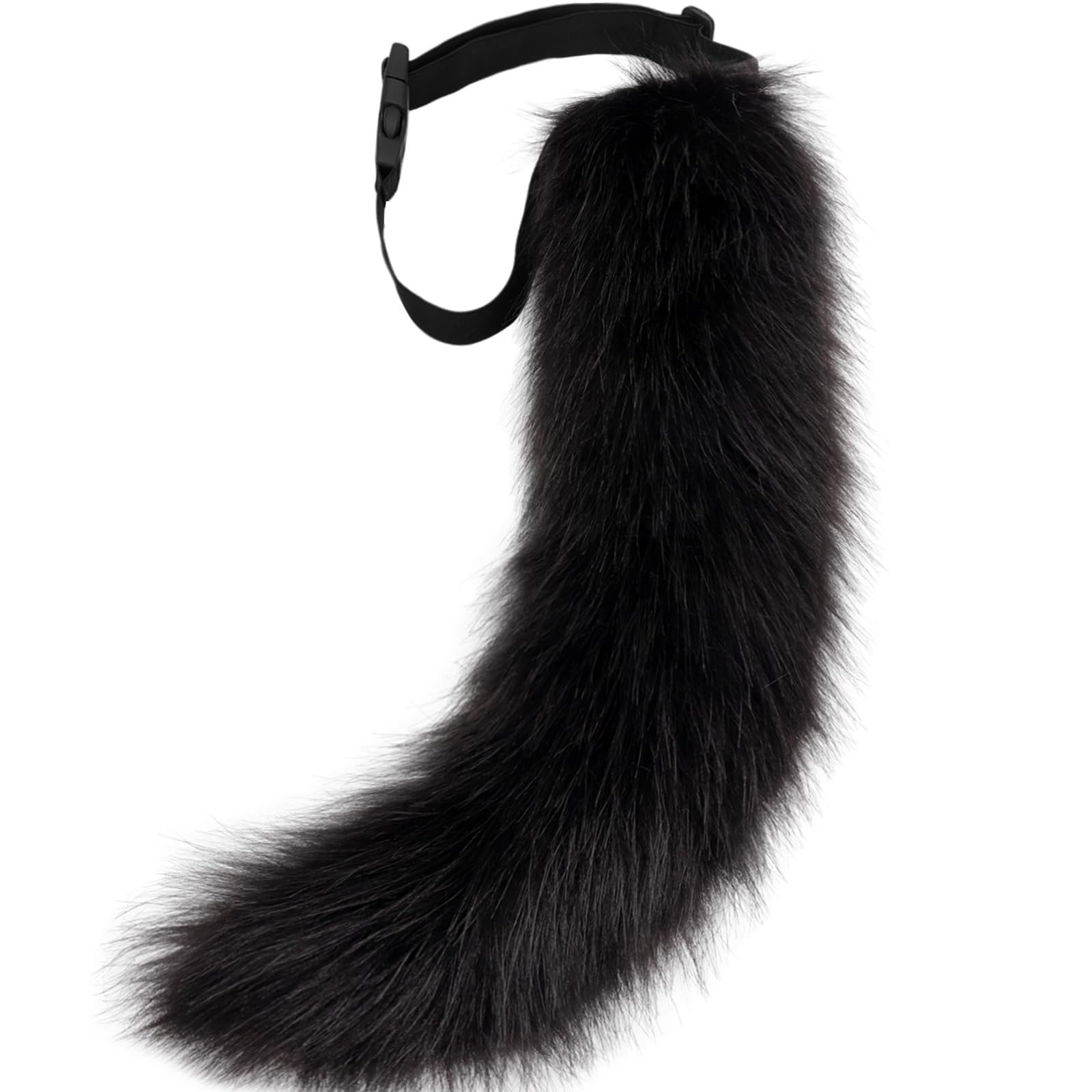 DRESHOW Faux Fox Fur Tail Cosplay Party Halloween Christmas Costume Fluffy Cat Tail for Women