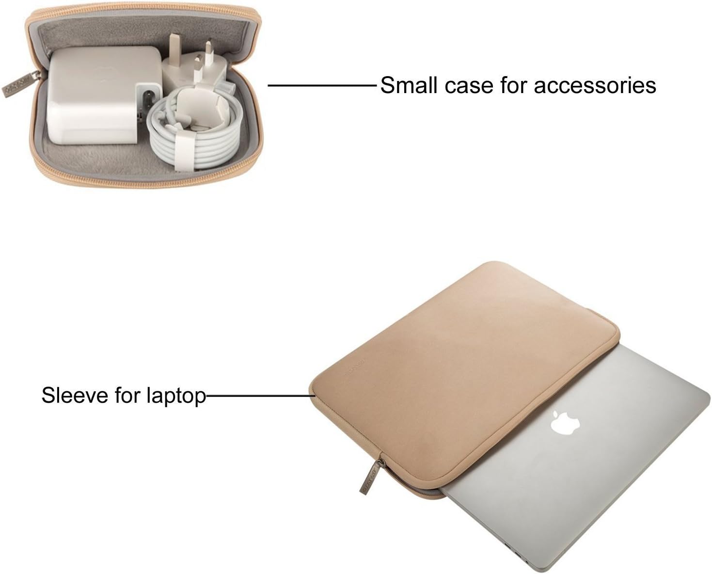 MOSISO Laptop Case 13.3 inch, 13-13.3 inch Laptop Sleeve Bag Compatible with MacBook Air/Pro 13/Pro 14 M5 M4 M3 M2 M1 - Image 3