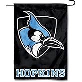 Johns Hopkins Blue Jays Black Garden Flag