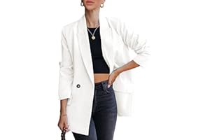 luvamia Blazer Jackets for Women Work Casual Office Long Sleeve Fashion Dressy Business Outfits